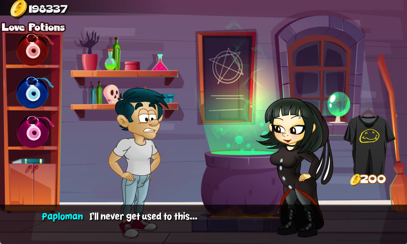 Hungry Girls Game: Luna's Lambent Magic page 9 full