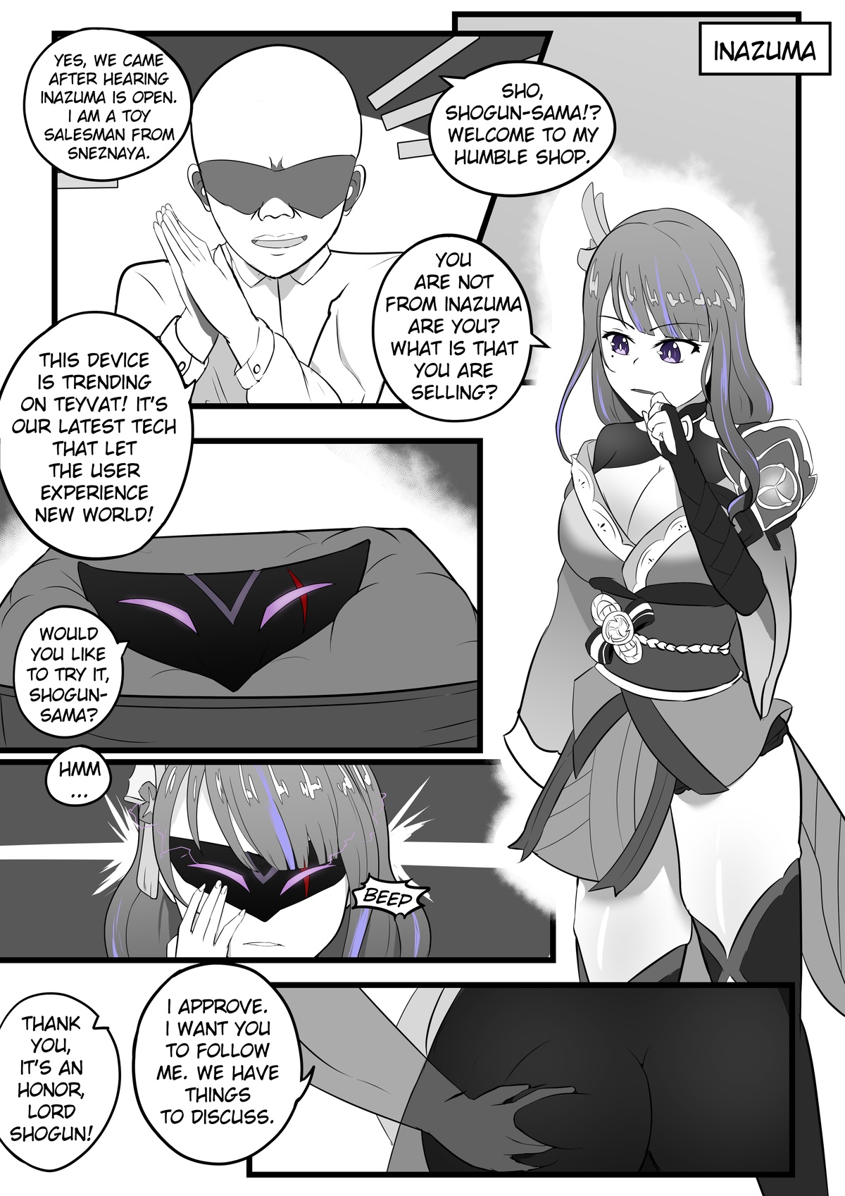 Fatui Shogun page 1 full