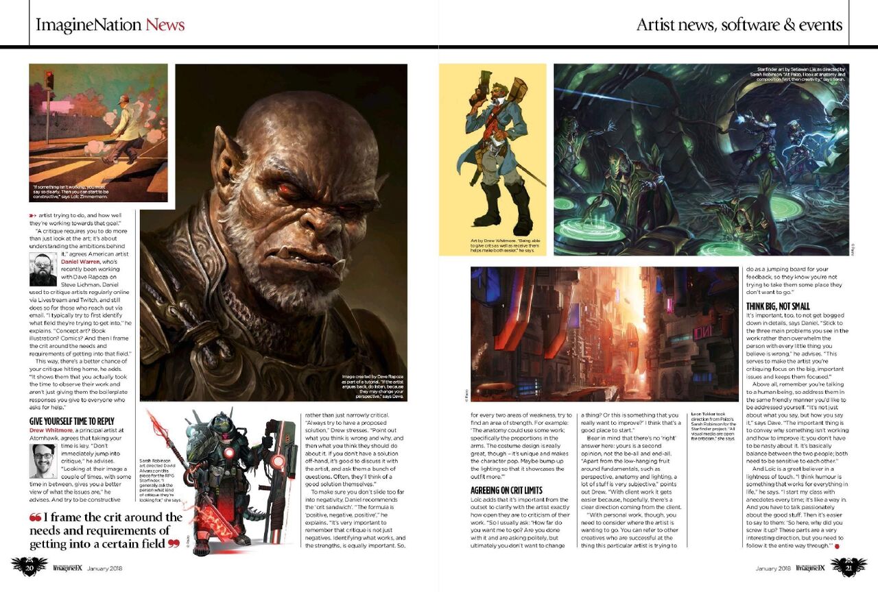 ImagineFX 2018-01 - New Ways With Colour & Light page 11 full