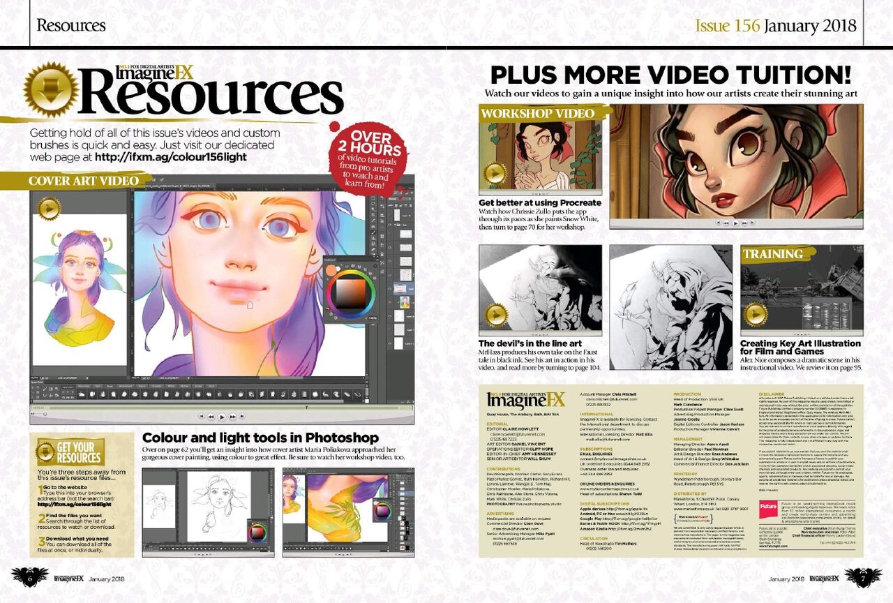 ImagineFX 2018-01 - New Ways With Colour & Light page 4 full