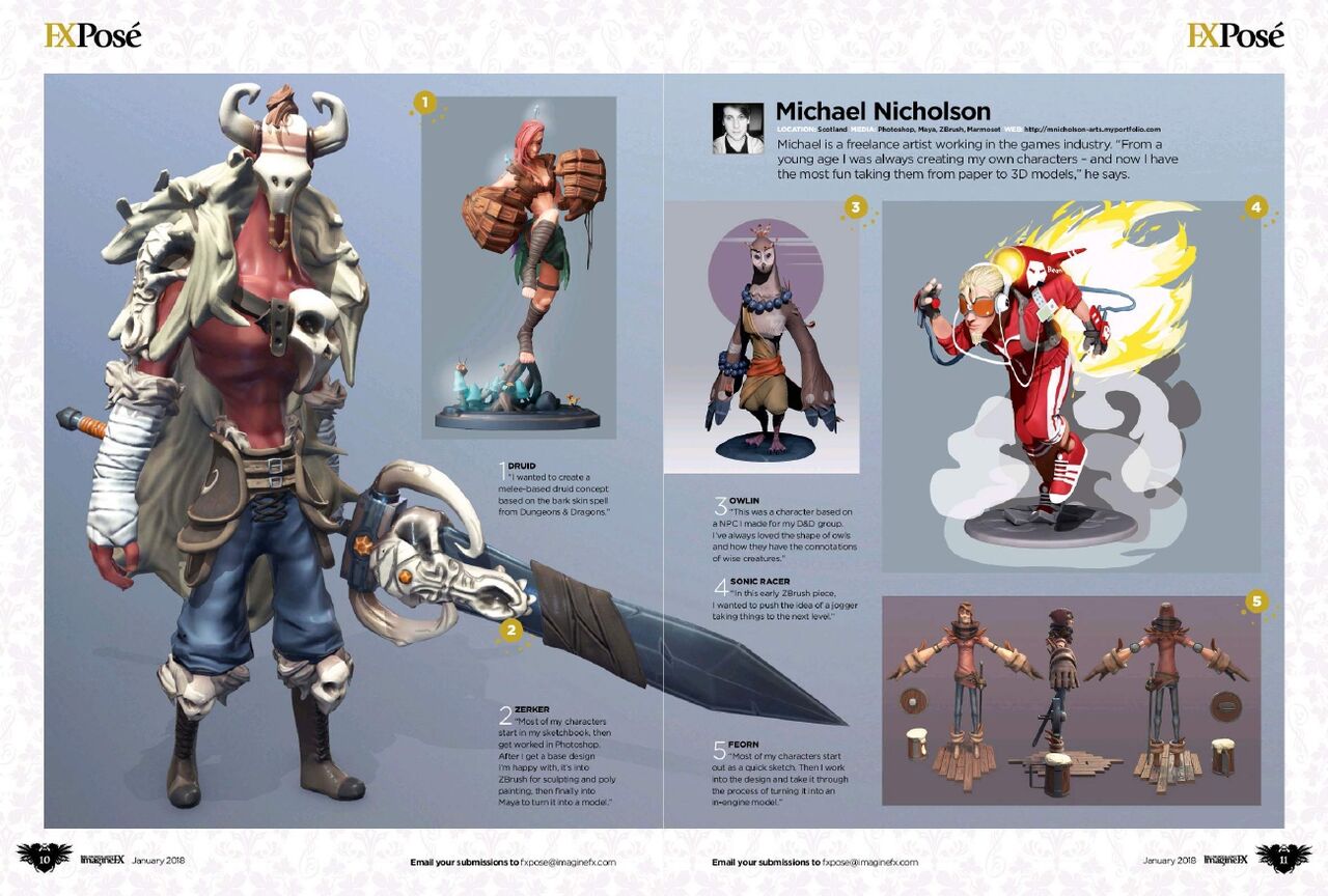 ImagineFX 2018-01 - New Ways With Colour & Light page 6 full
