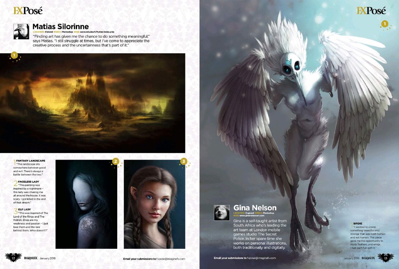 ImagineFX 2018-01 - New Ways With Colour & Light page 7 full