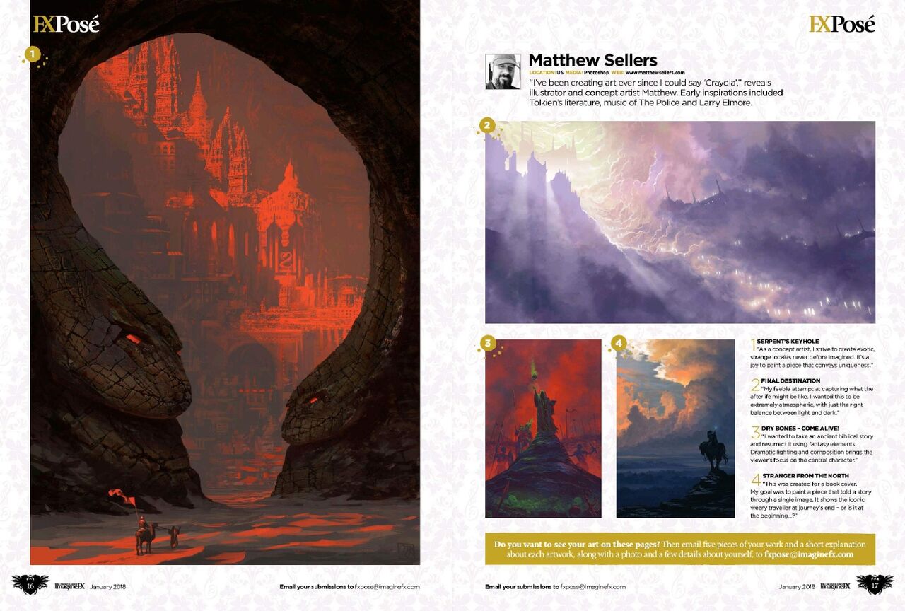 ImagineFX 2018-01 - New Ways With Colour & Light page 9 full