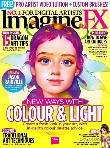 ImagineFX 2018-01 - New Ways With Colour & Light [English] cover