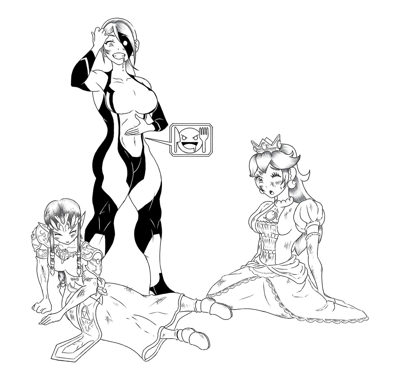 Comic Samus Vores Peach and Zelda series page 2 full