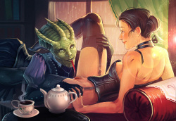 Madame Vastra and Jenny Flint