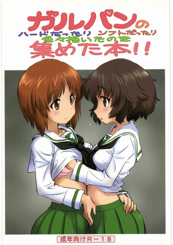 [Ganso Sonodaya (Hamahara Yoshio, Souma Tatsuya)] Garupan no Heart dattari Soft dattari Iroiro Egaita Mono o Atsumeta Hon! (Girls und Panzer) cover