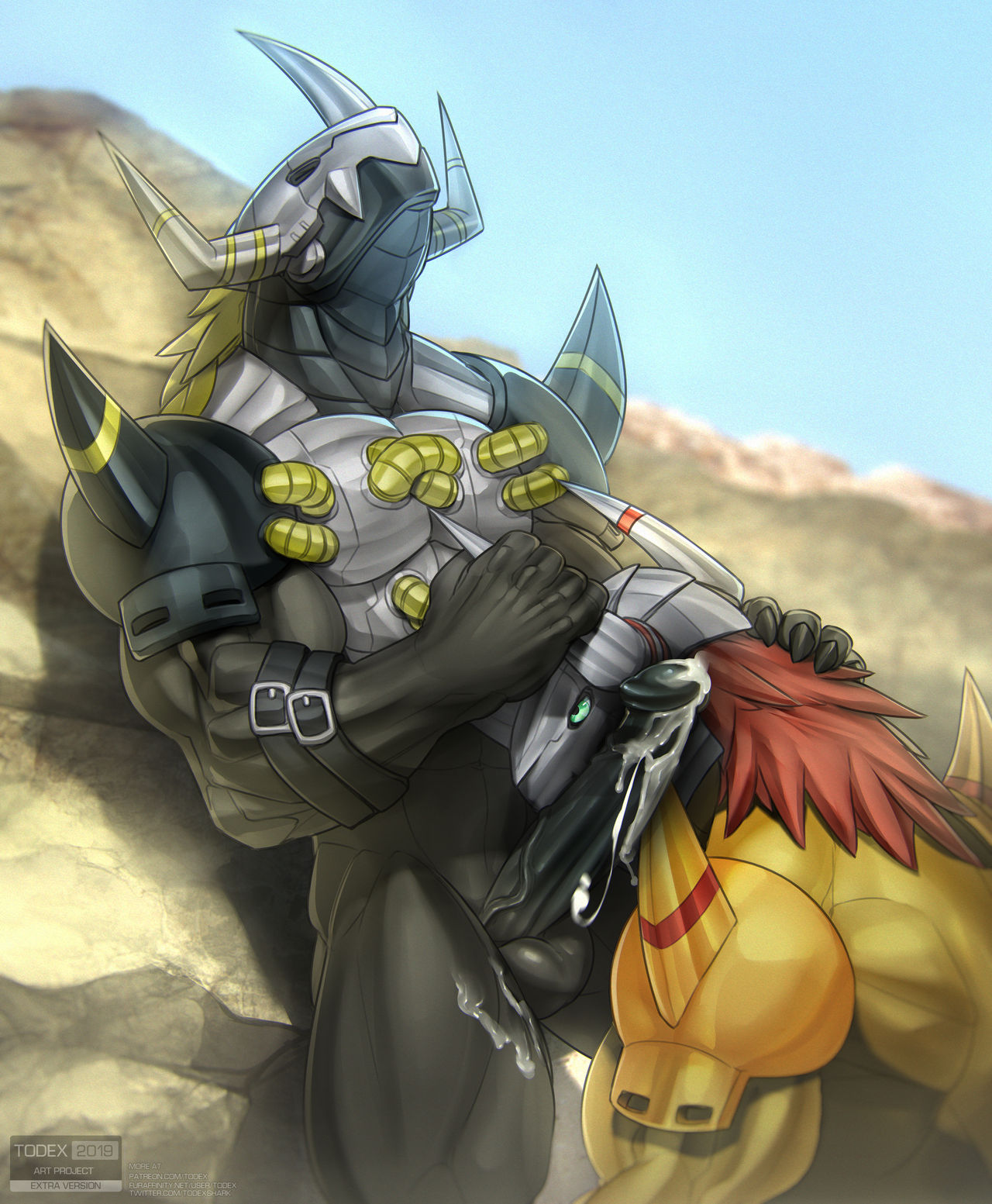 WarGreymon + BlackWarGreymon page 12 full