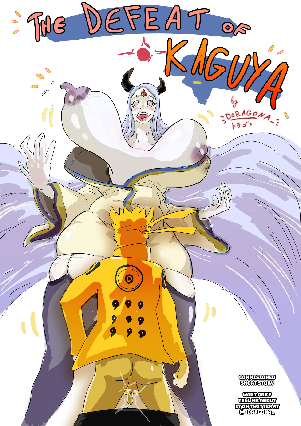 NARUTO vs KAGUYA by DORAGONA_ on twitter page 1 full
