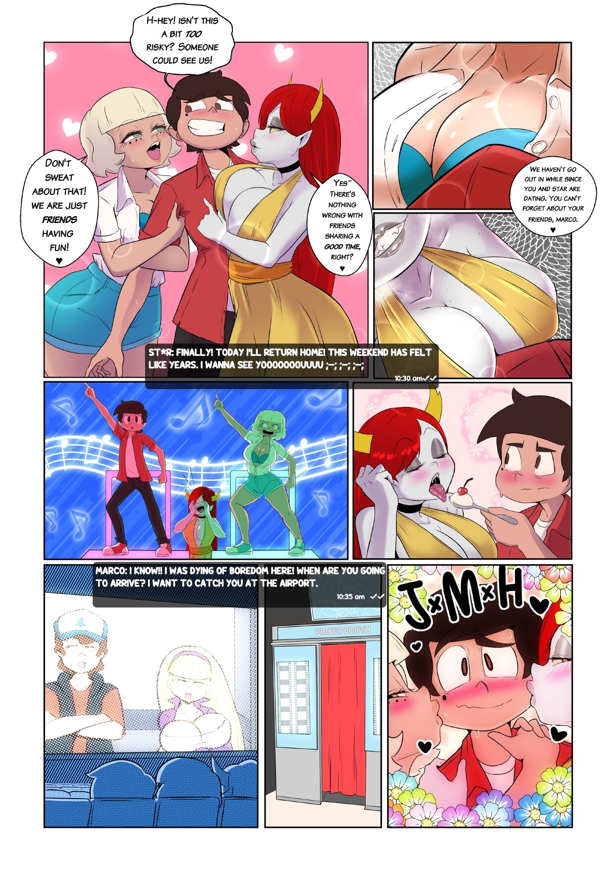 Cheat Weekend: Love Birds' Sunday page 4 full