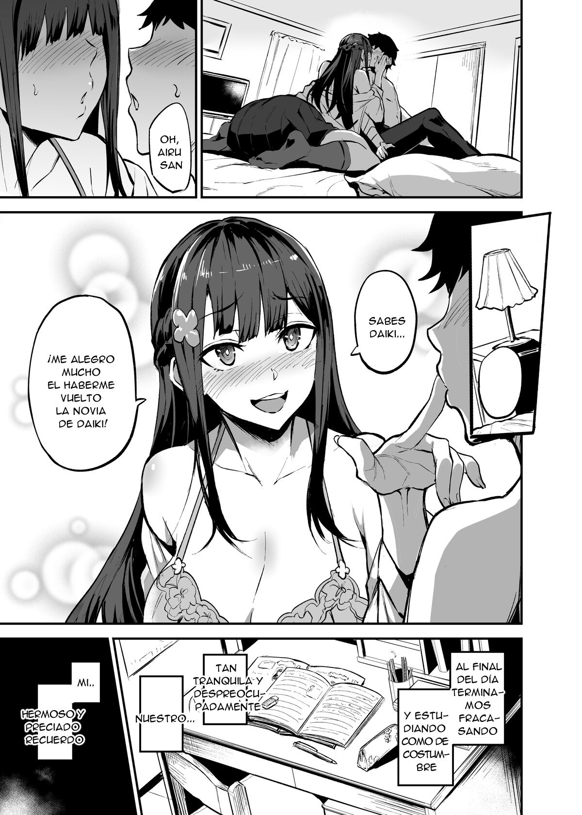 Kurokami no Ko NTR Manga - La infidelidad de una chica de Cabello Oscuro page 3 full