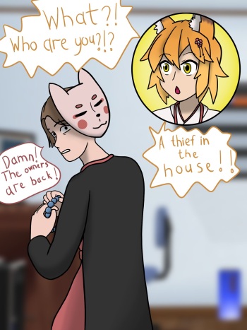 [SweetCuteWitch] Senko catches a thief cover