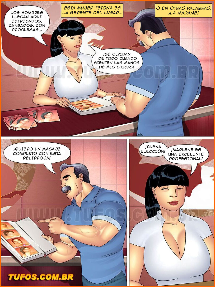 Tia, Primas E Cia. 18 La Masajista Profesional. page 8 full