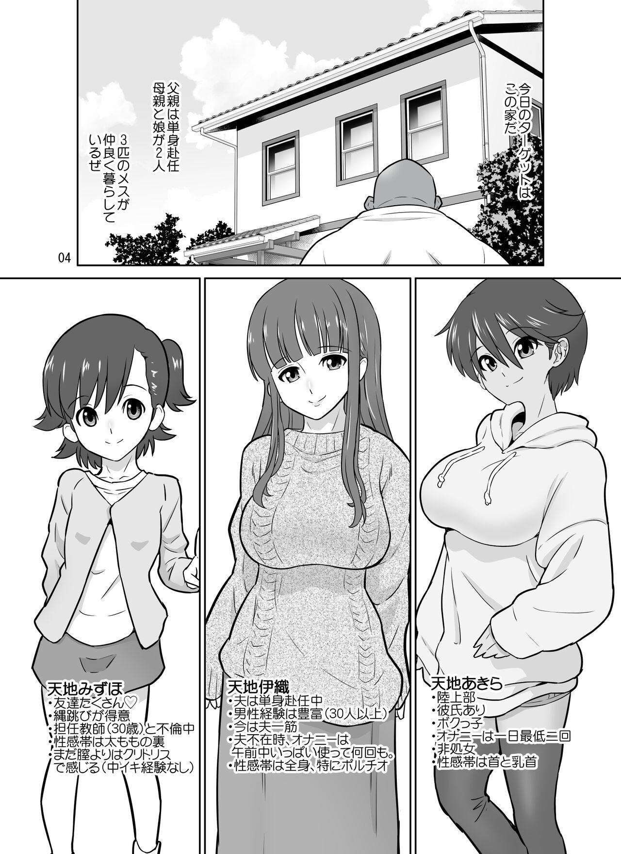 Ikkasou netori ~ tenchiie bijin 3 haha musume page 4 full