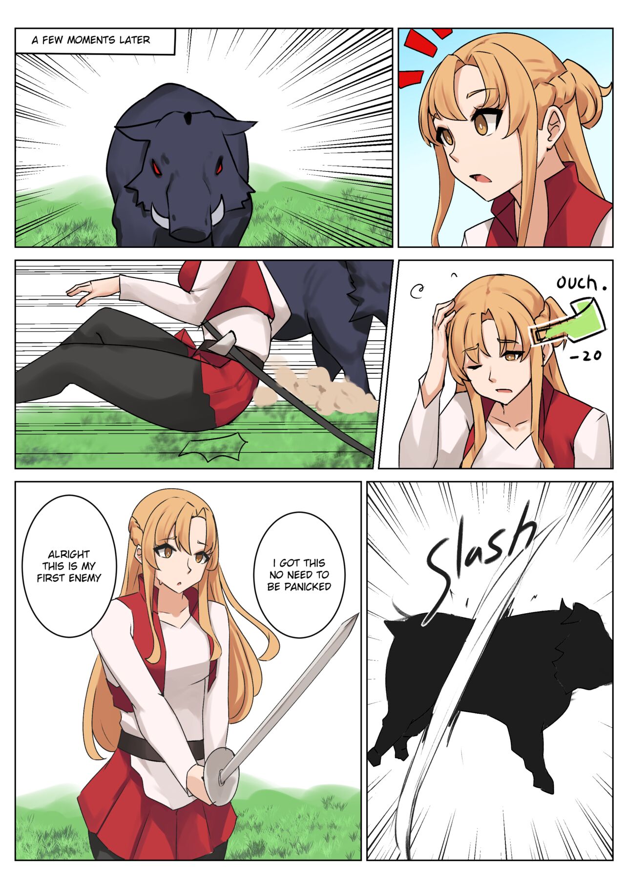 Asuna Comic page 2 full