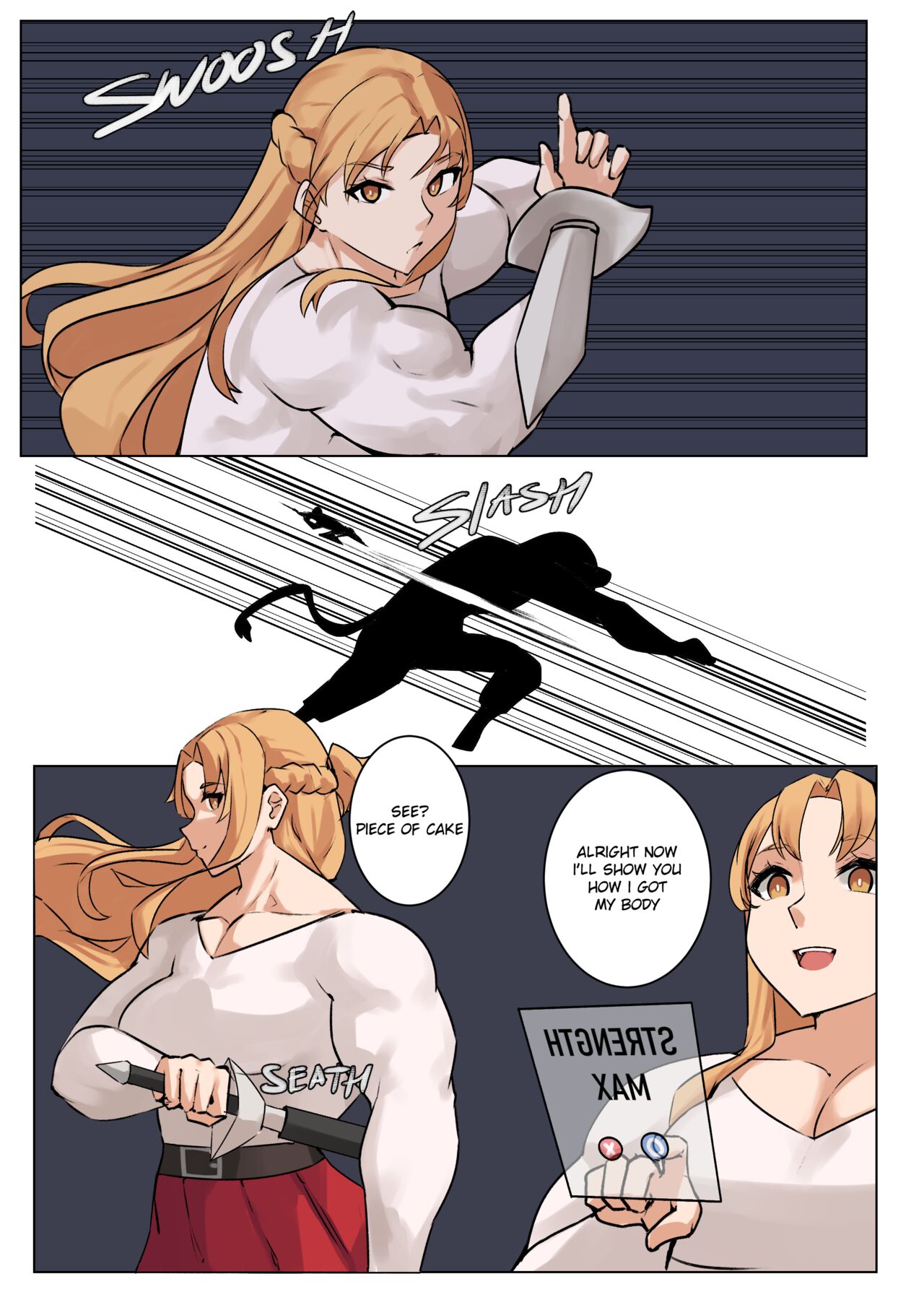 Asuna Comic page 7 full