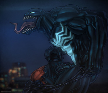 [Todex] Venom + Spider-Man (Spider-Man) cover