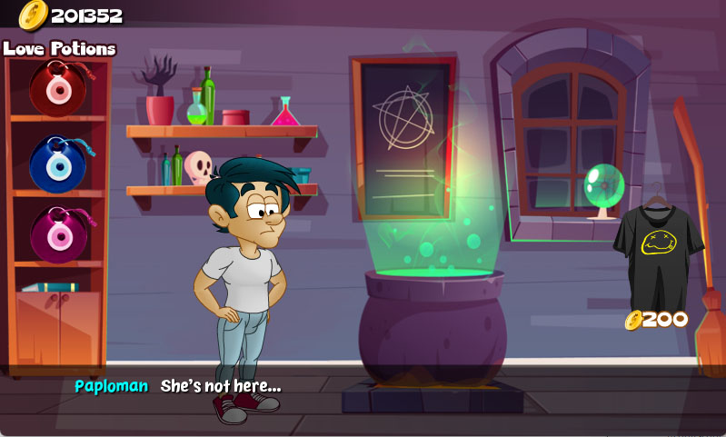 Hungry Girls Game: Luna's Lambent Magic #3 page 6 full
