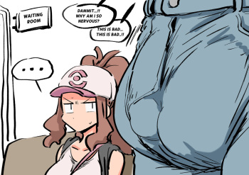 [Woomochichi] Hilda and big dick man (Pokemon) cover