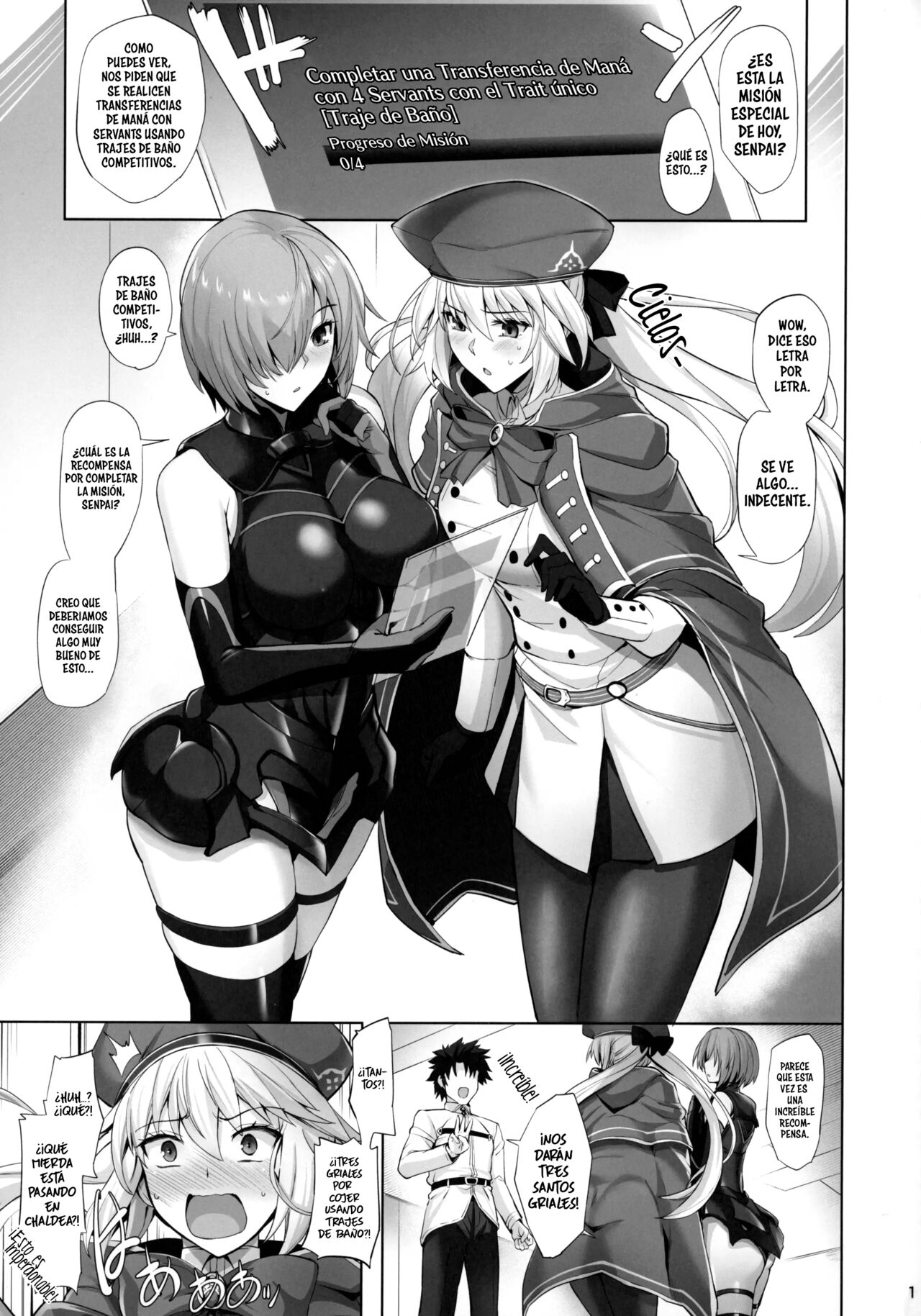 Kyouei Tokusei no Servant to 2 | Servants con el Trait de Traje de Baño 2 page 2 full