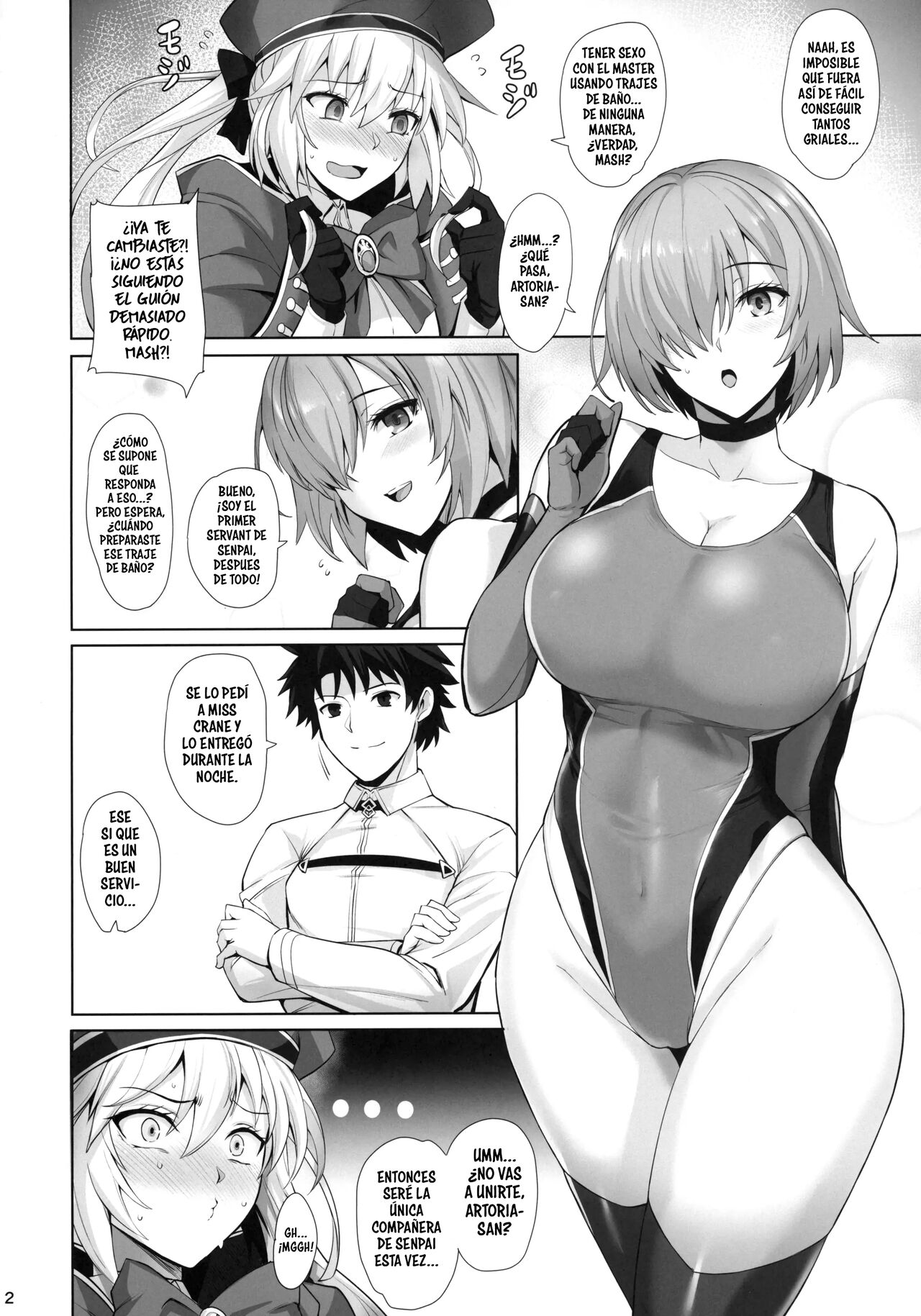 Kyouei Tokusei no Servant to 2 | Servants con el Trait de Traje de Baño 2 page 3 full
