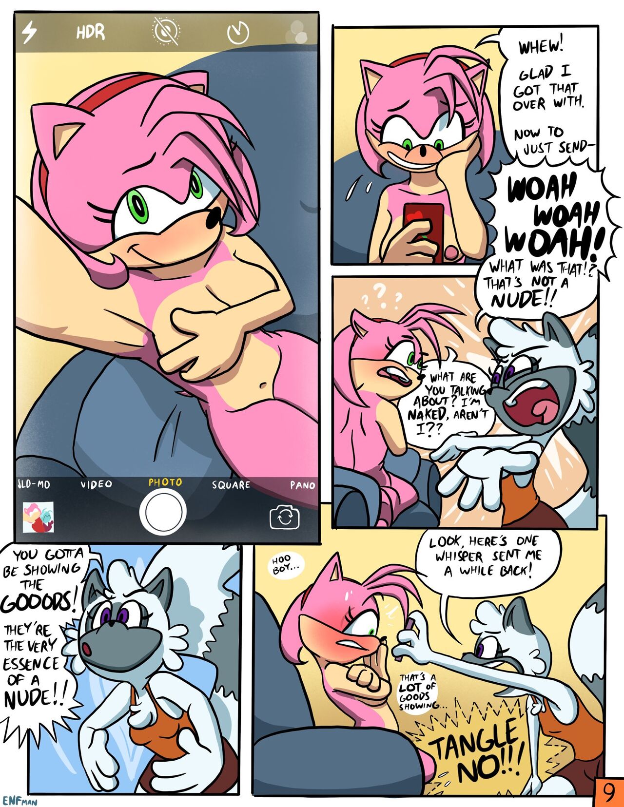 Oops! All Naked!  Ongoing page 10 full