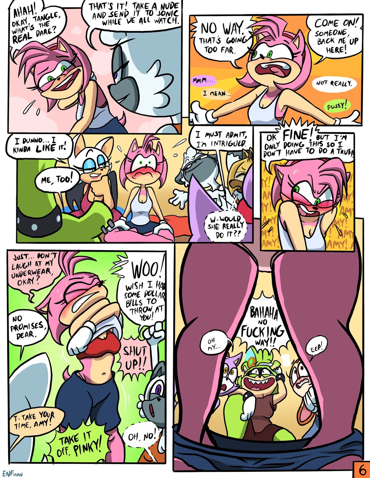 Oops! All Naked!  Ongoing page 7 full