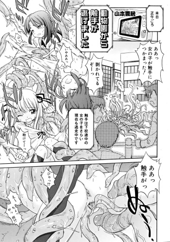 [Yamamoto Kumoi] Dobutsuen Kara Shokushu Ga Nige Mashita（COMIC RiN 2008-11 Vol.47）[Decensored] cover