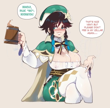 [ThiccwithaQ / Nyantcha] Venti (Genshin Impact) [English] cover
