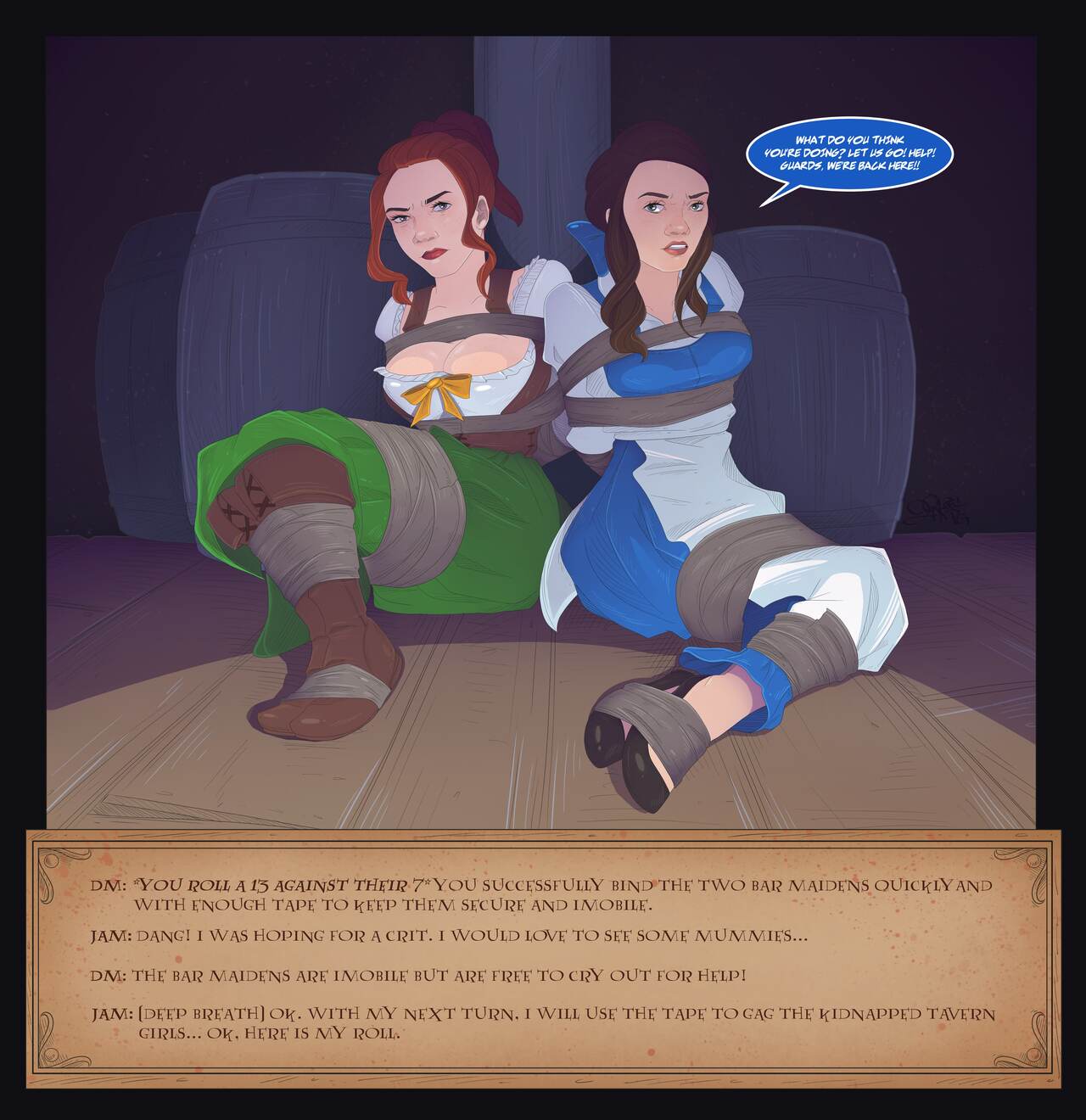 Barmaids & Bindings 5th Edition page 1 full