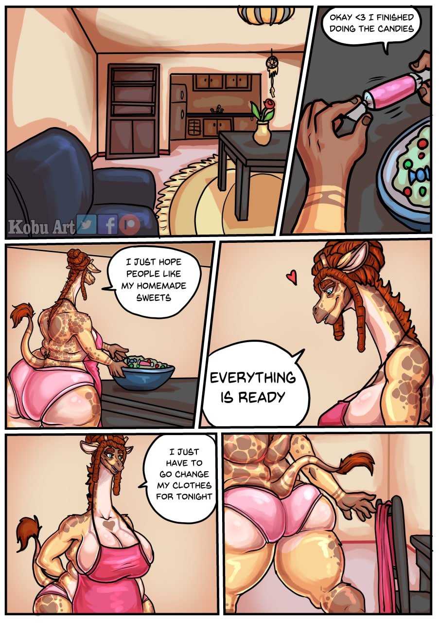 JulioFurryArt - Sweet or Treat page 1 full