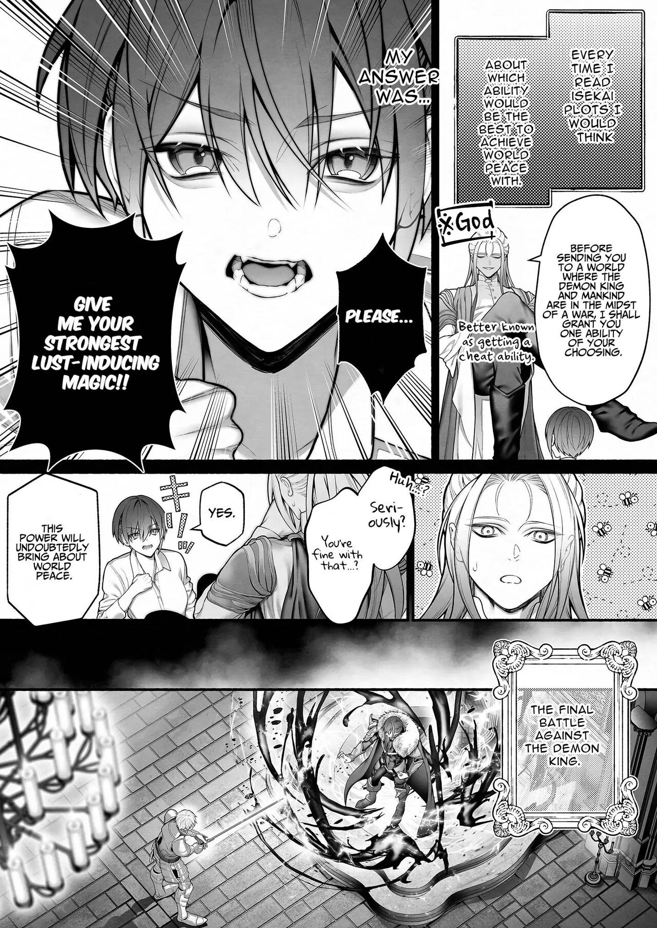 Tensei Shita node Kyousei Hatsujou Mahou de Sekai Heiwa o Mezashimasu | I Cast "Force Estrus" for World Peace! page 2 full