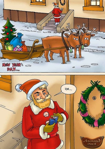 Animated Incest - Fuck me Santa (English) cover