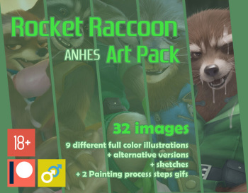 [Anhes]Rocket-Raccoon - ArtPack cover