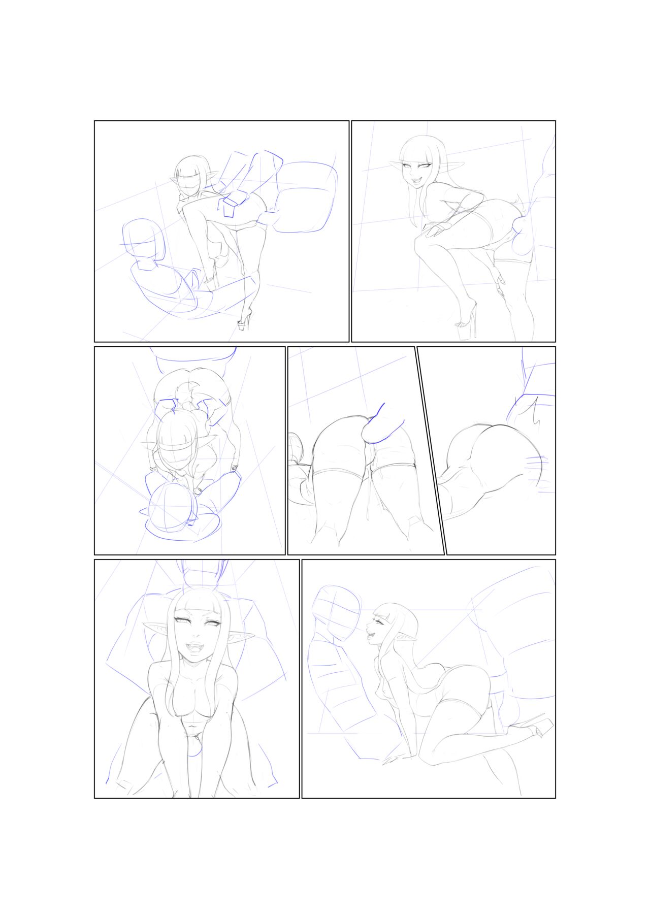 Unfinished Zelda Comic page 11 full
