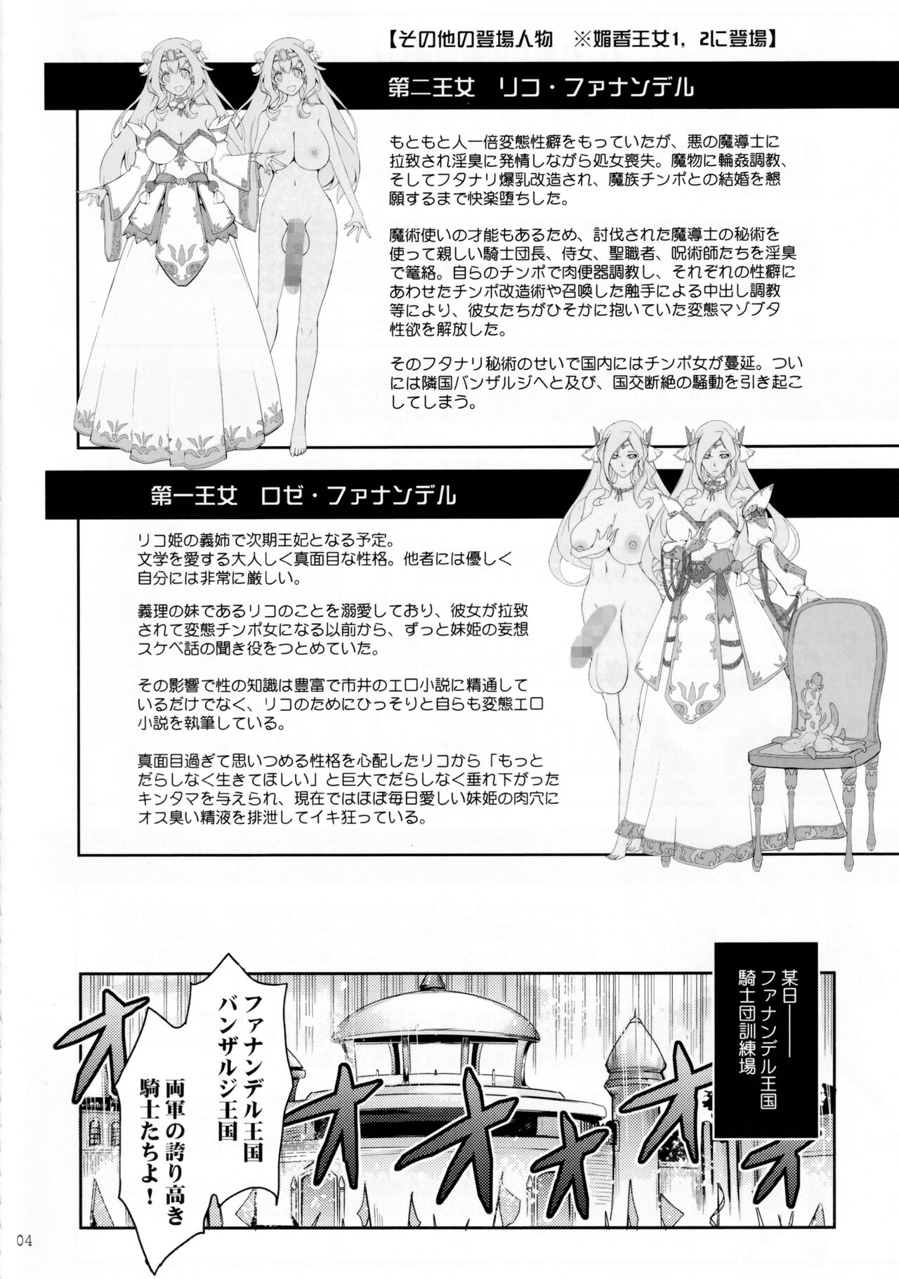 Bikou Oujo 3 Inshuu Amayakashi Choukyou Kishidan page 3 full