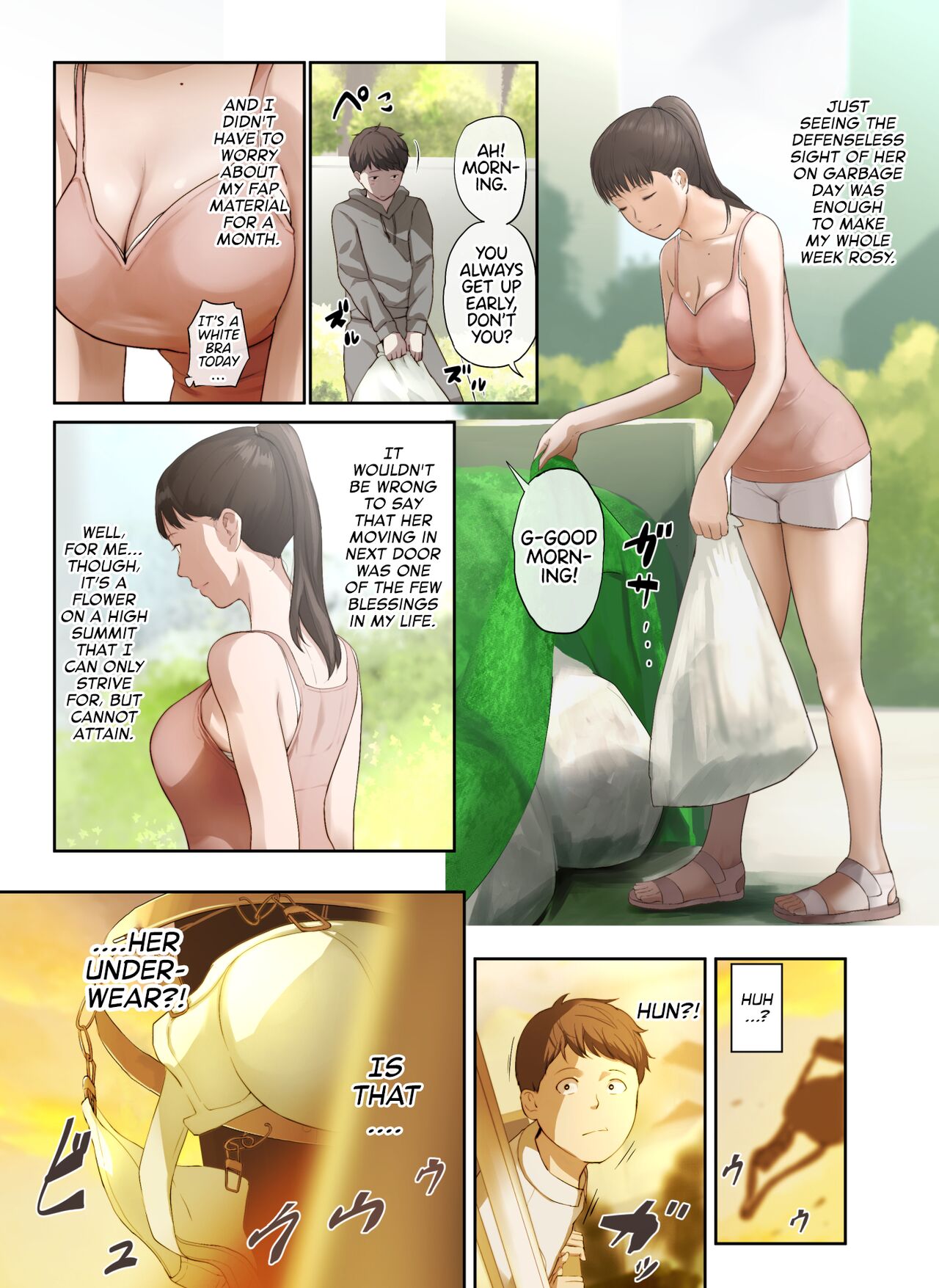 Tonari no Onee-san no Shitagi o Nusundara Kiseki ga Okita Hanashi o Shiyou |  Let’s Talk About the Story of A Miracle that Happened When I Stole the Underwear of the Lady Next Door page 6 full