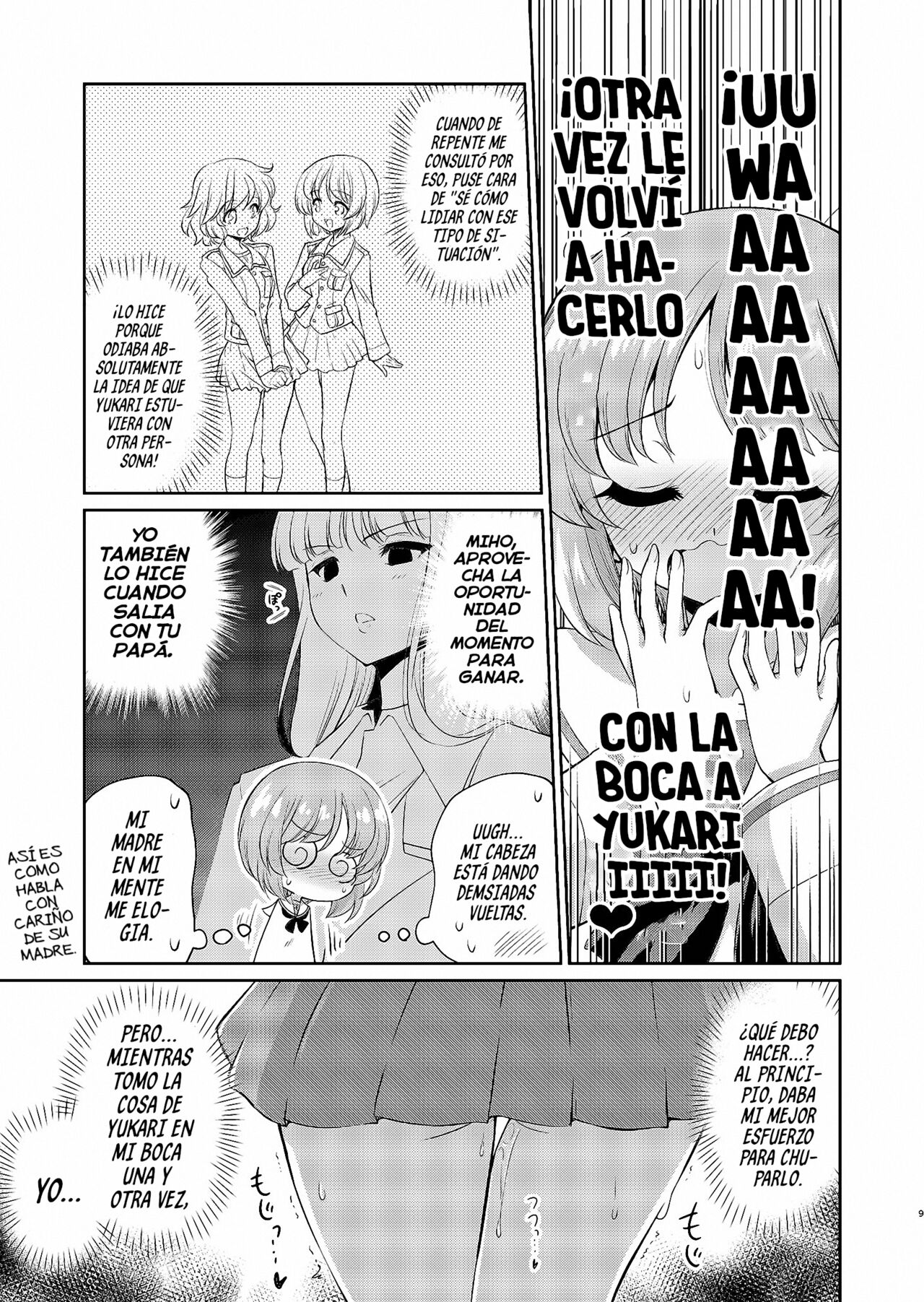 Yukari-san! Sore Watashi ga Osewa shimasu! | ¡Yukari! ¡Yo Puedo Ayudarte Con Eso! page 9 full