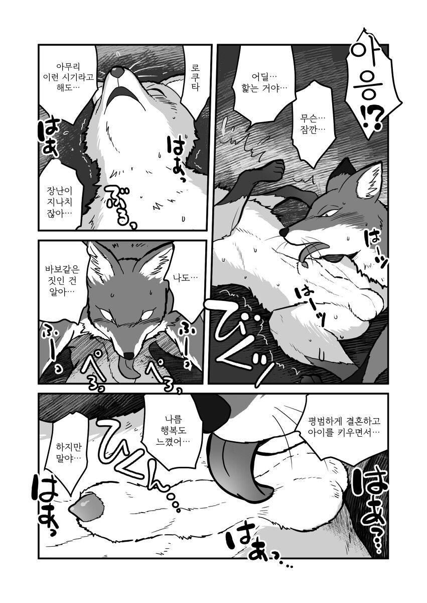 Kitsune x Kitsune Manga | 여우♂×여우♂ 만화 page 12 full
