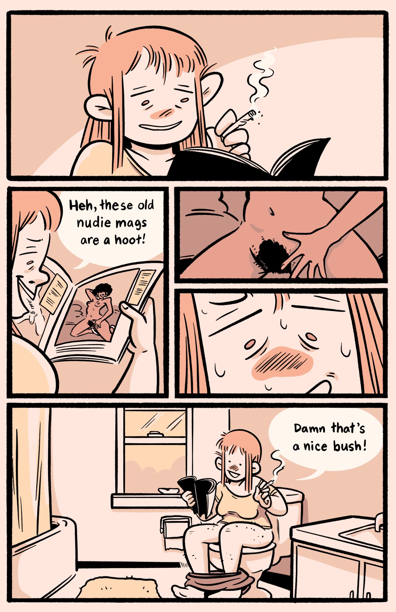 June Finds a Magazine page 1 full
