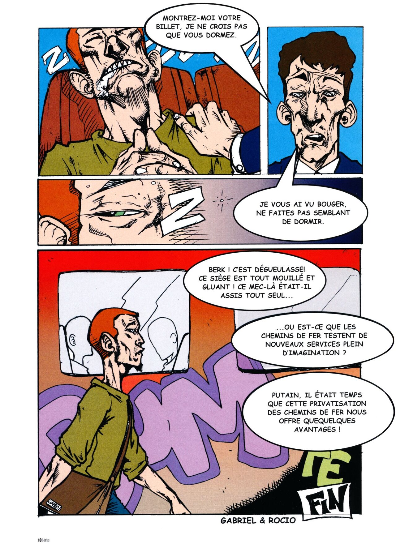 STRIP La bande dessinée xxx N°1 page 10 full