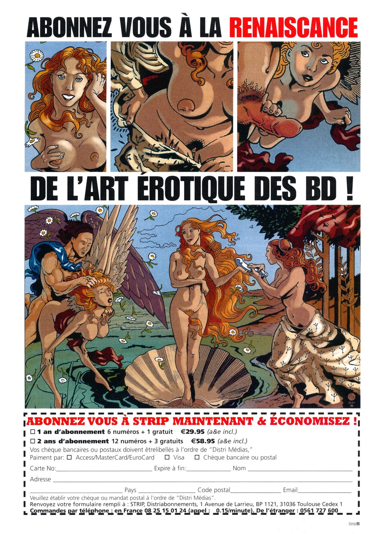 STRIP La bande dessinée xxx N°1 page 11 full