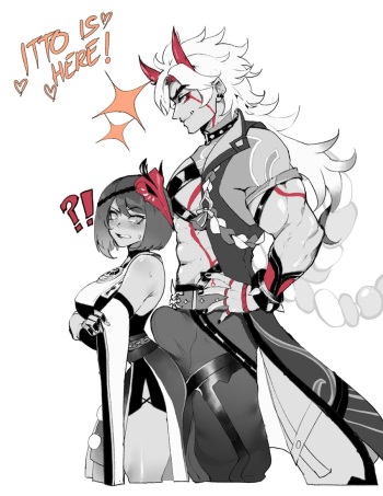 [(Nyantcha)ThiccWithAQ] Itto Is Here (English) cover