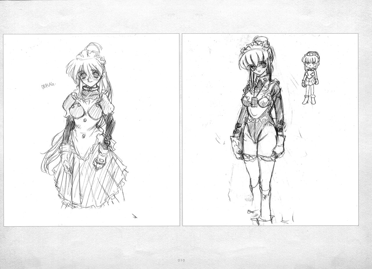ALICESOFT ORION SCRIBBLES with CROQUIS ULTIMATE EDITION VOL.3 織音計画特別版  ラフ画集 page 11 full