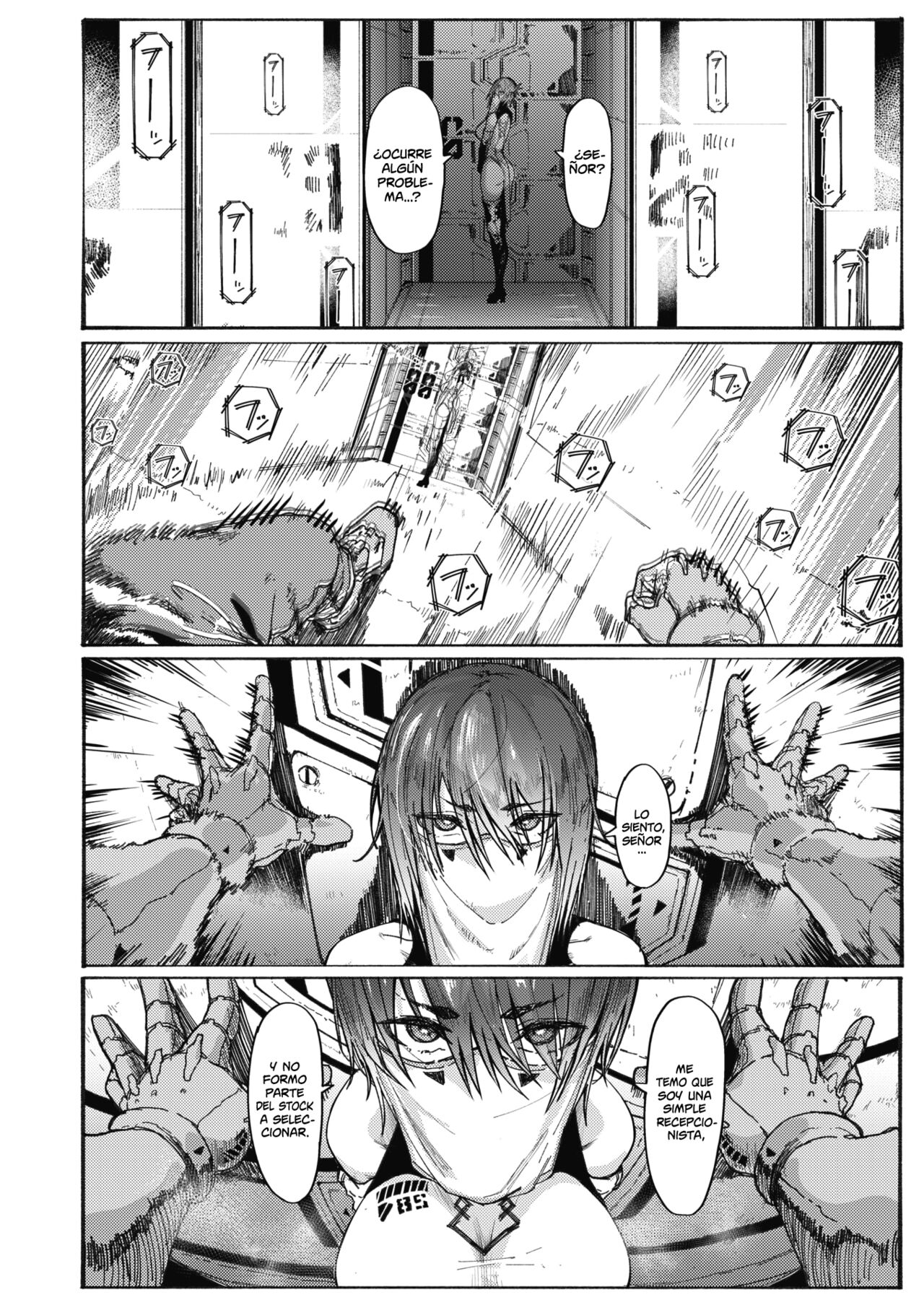 Fuuzoku no Uketsukejou | La Recepcionista del Burdel page 4 full