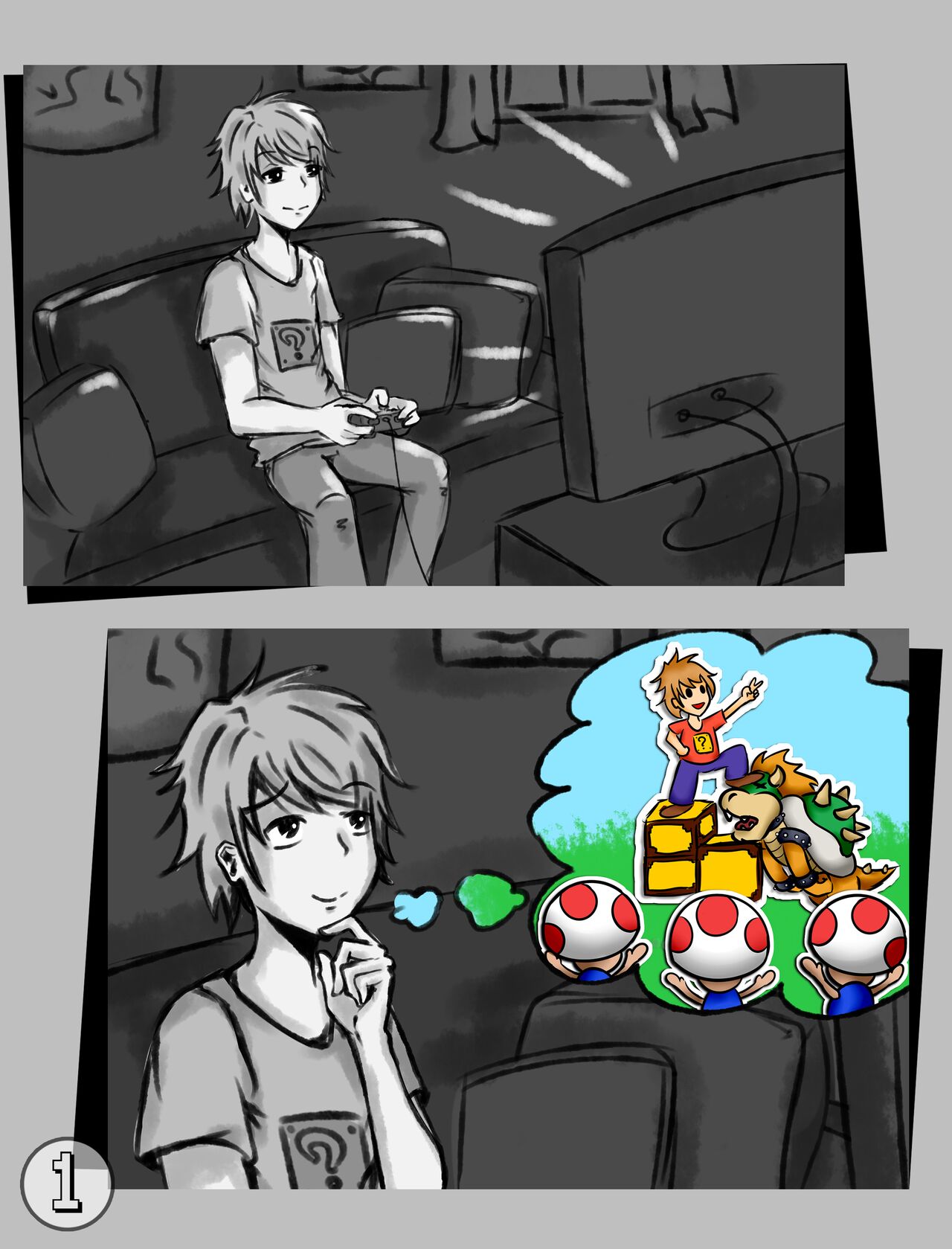 Princess Peach comic page 2 full