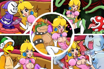 [HornyFudge] Princess Peach comic (ongoing, WIP) cover