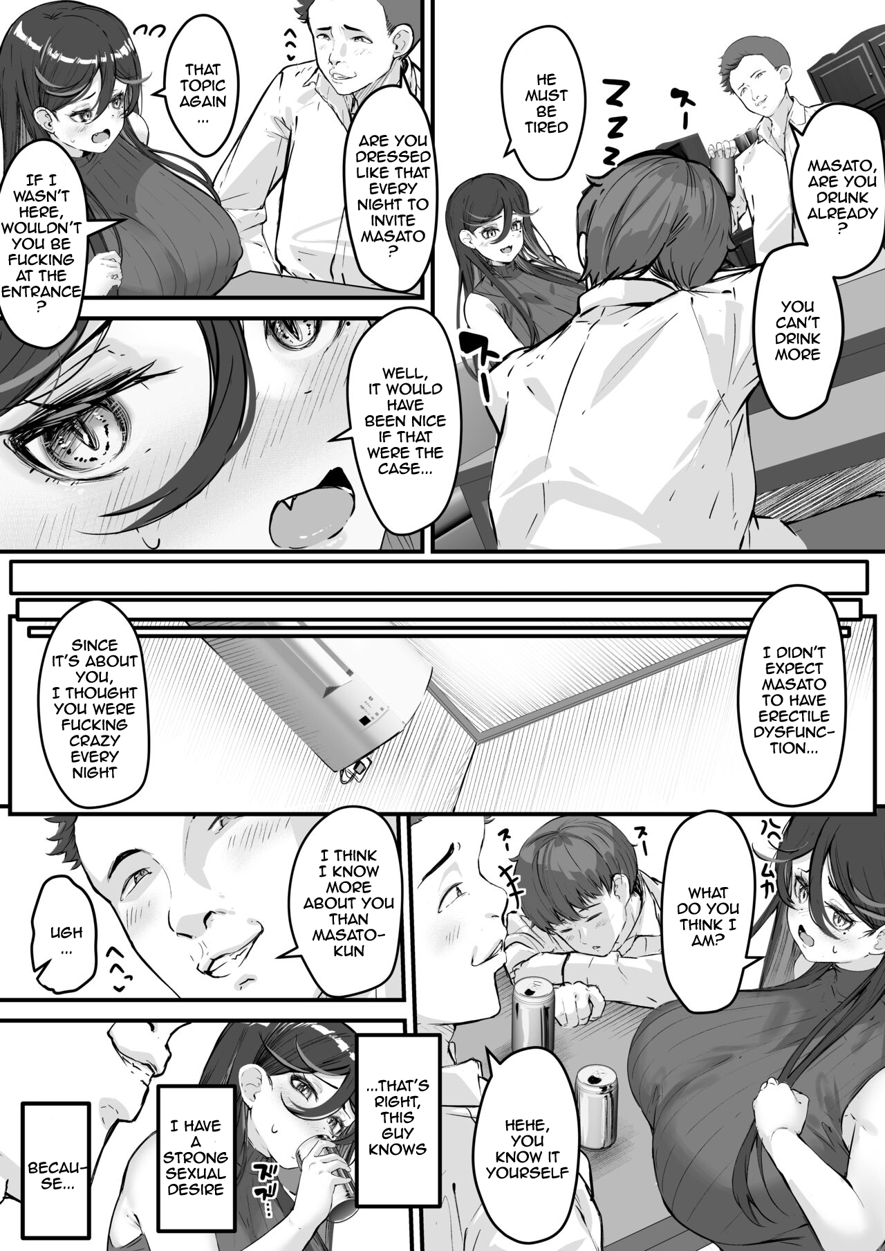 Netorare Tsuma Masato-kun Gomen ne... Watashi... Kare no SeFri ni Modorimasu | Cuckold Wife I'm Sorry Honey, I'm Going Back to My Sex Friend page 8 full