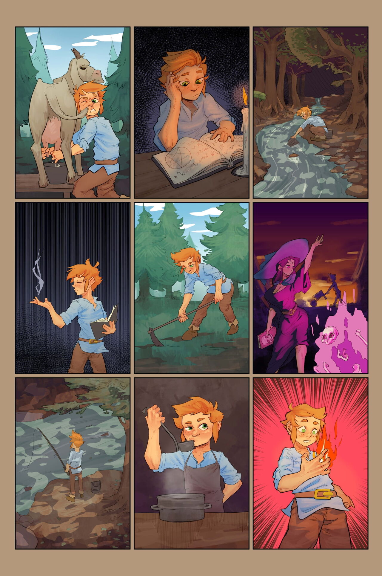 A Boy & His Familiar | Ch.1: The Fool page 8 full