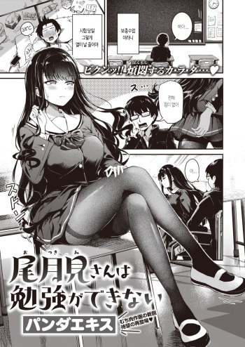 [Panda Ekisu] Otsukimi-san wa Benkyou ga Dekinai (WEEKLY Kairakuten 2022 No. 45) [Korean] cover